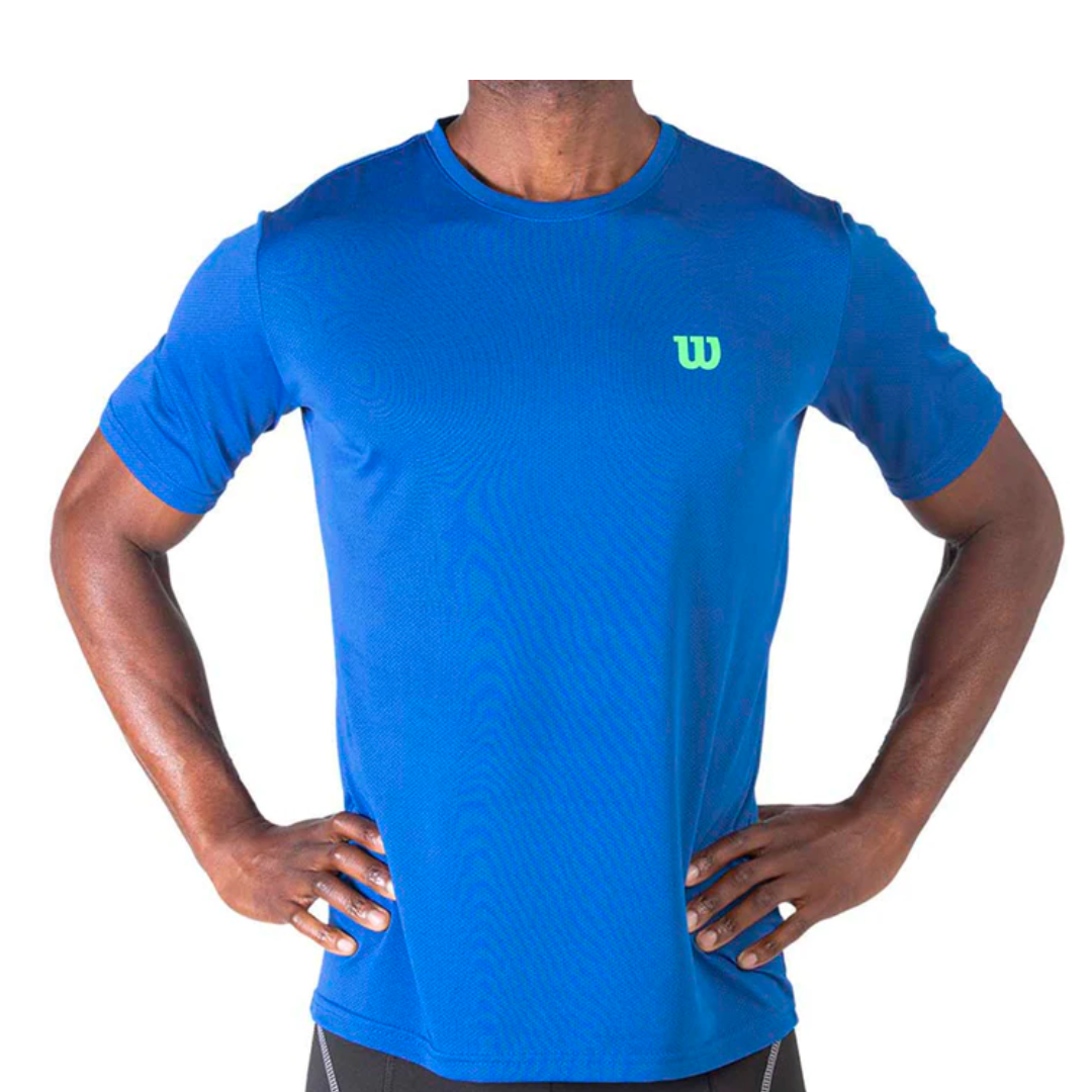 Polera Wilson Dry Fit Azul