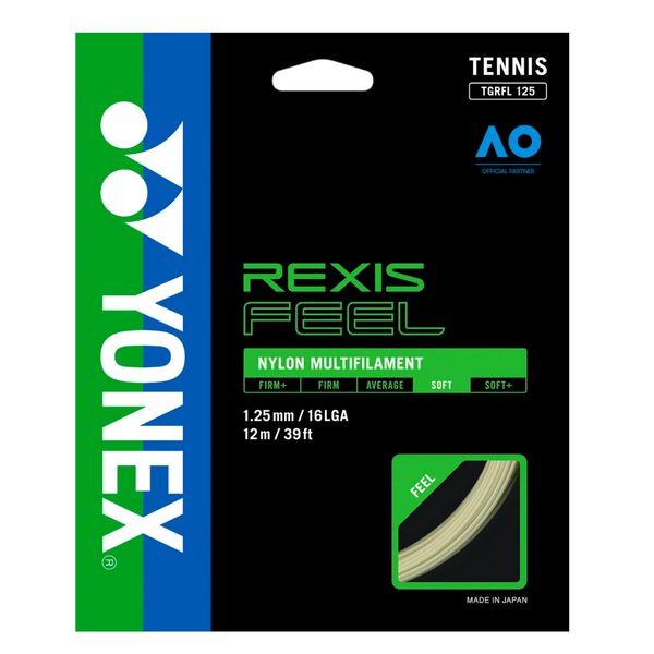 Cuerda Yonex Rexis Feel 1.25/ 16 L blanco