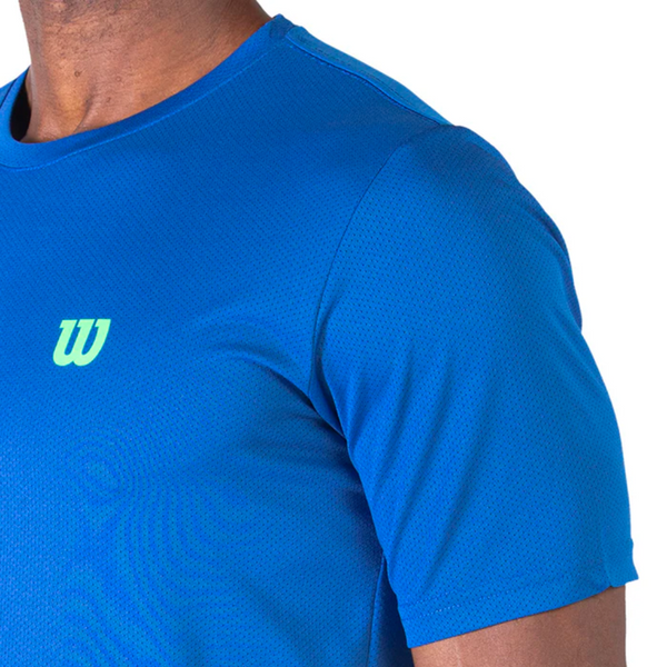 Polera Wilson Dry Fit Azul