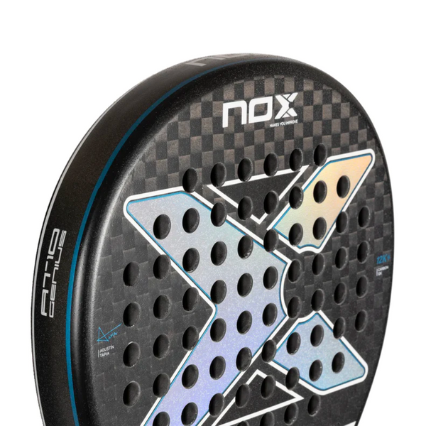 Pala Padel Nox AT10 Genius 12K By Agustin Tapia (360-375gr) 2024 + Funda + Overgrip