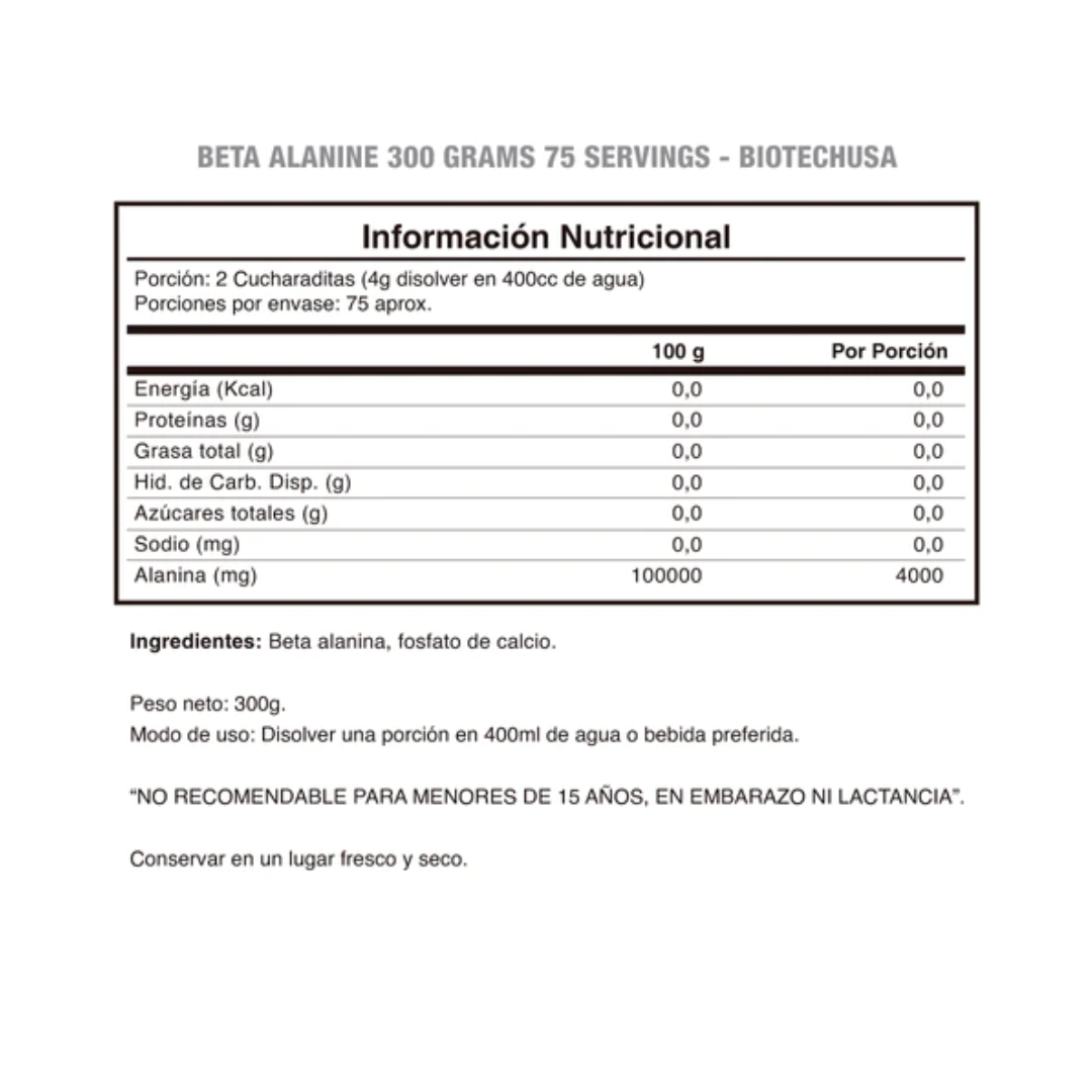 Beta Alanine 300 gr Biotech USA