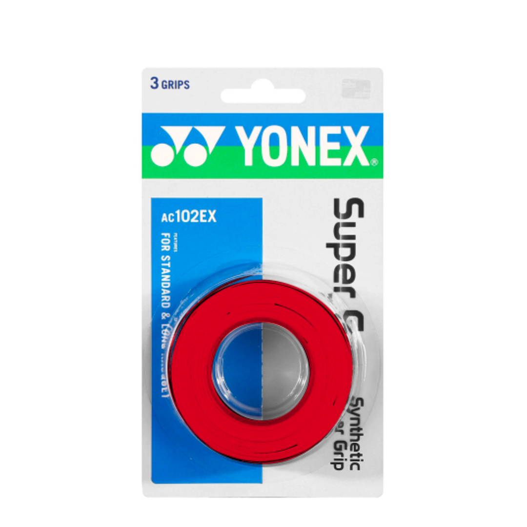 Overgrip Yonex Super Grap x3 Rojo