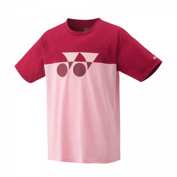 Polera Yonex Hombre Roja/Rosa