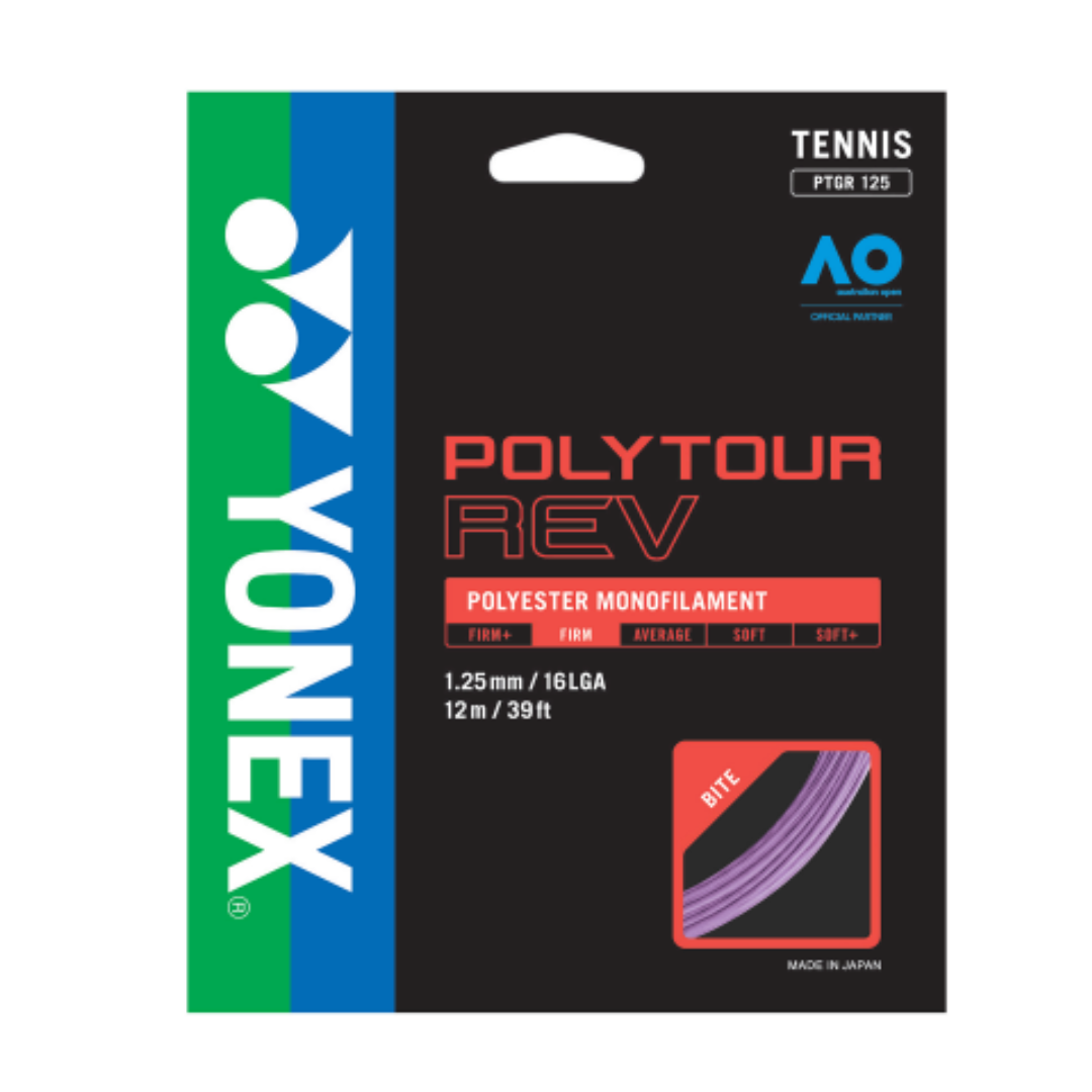 Cuerda Yonex Poly Tour REV 1.25 / 16L Morado