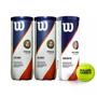 Pelotas Wilson Roland Garros Clay 3 tarros